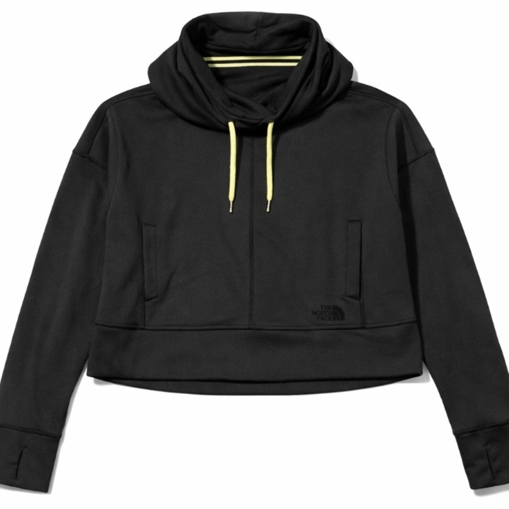 The North Face Women’s Black Funnel Neck Fall Capsule Hoodie Pullover-M NWOT - Picture 6 of 7